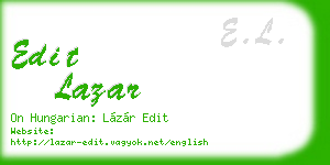 edit lazar business card